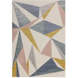 Novatrend Tapis de salon moderne multicolore 120x170 cm pas cher