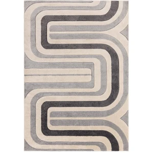 Novatrend Tapis de salon vintage gris 120x170 cm pas cher