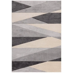 Novatrend Tapis de salon moderne gris 120x170 cm pas cher
