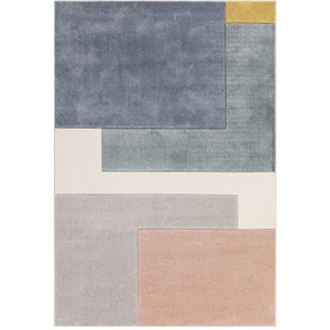 Novatrend Tapis de salon moderne bleu 120x170 cm pas cher