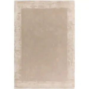 Novatrend Tapis moderne en laine fait main beige 120x170 cm pas cher