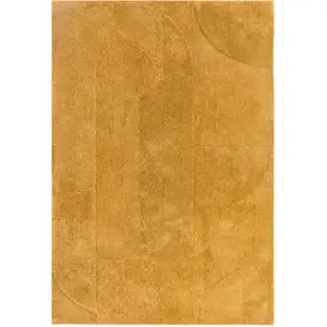 Novatrend Tapis de salon moderne jaune 120x170 cm pas cher
