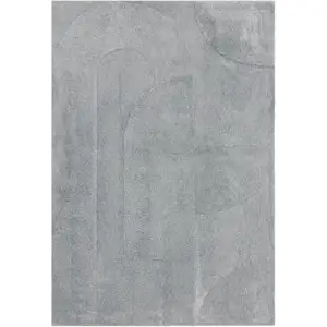 Novatrend Tapis de salon moderne bleu 120x170 cm pas cher