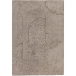 Novatrend Tapis de salon moderne gris 120x170 cm pas cher