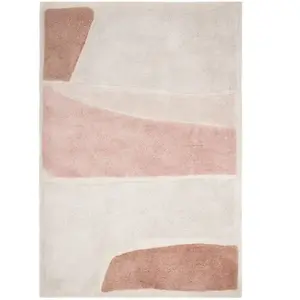 Novatrend Tapis de salon moderne  Rose 120x170 cm pas cher