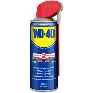 WD40 WD-40 400ml : Spray Aérosol Dégrippant multi-usage double position pas cher