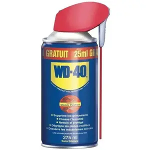 WD40 WD-40 275ml : Spray Aérosol Dégrippant multi-usage double position pas cher