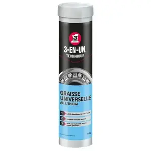 Comparateur de prix : 3-EN-UN TECHNIQUE Graisse Universelle au Lithium en cartouche - 400g
