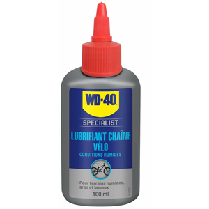 Comparateur de prix : WD-40 100ml : Lubrifiant chaînes humides pour vélos