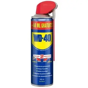 WD40 WD-40 400ml + 40ml offert : Spray Aérosol Dégrippant multifonction double position pas cher