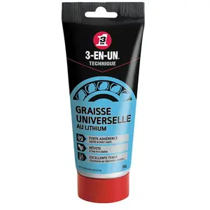 Comparateur de prix : 3-EN-UN TECHNIQUE Graisse Universelle au Lithium en tube - 150g