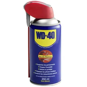 Comparateur de prix : WD-40 250ml : Spray Aérosol Dégrippant multi-usage double position