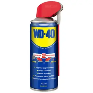 WD-40 400ml : Spray Aérosol Dégrippant multifonction double position pas cher