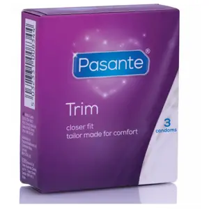 Pasante Pack Condoms Thinner Trim 3 pièces pas cher