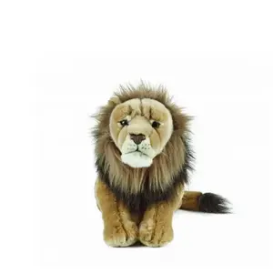 Keycraft living nature - peluche lion 45 cm pas cher