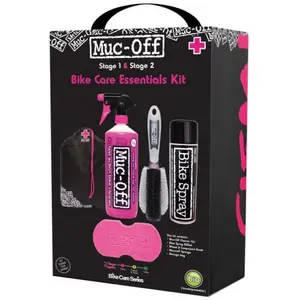 Comparateur de prix : Muc-Off Care Bike Essentials Kit Boîte de nettoyage pour Femmes