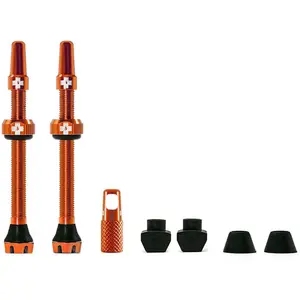 Comparateur de prix : Valve Tubeless Muc-Off 2.0 - Orange - 60mm - VTT, route et Gravel