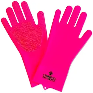 Muc-Off Deep Scrubber, gants de lavage , couleur: Fuchsia , taille: S pas cher