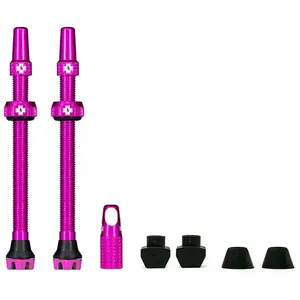 Comparateur de prix : MUC-OFF Valves Pour Pneu Sans Chambre À Air - Paire De 2 - Alu - 60mm - Rose - Muc-Off