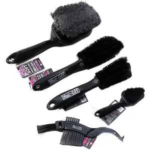 Comparateur de prix : Kit de 5 brosses de nettoyage pour vélo MUC OFF - Discipline ROUTE - Noir - Vélos de route