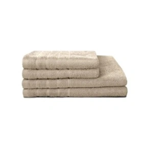 Lot de 4 serviettes - LOVELY HOME - 2 Serviettes 50 x 100 cm + 2 Draps... pas cher