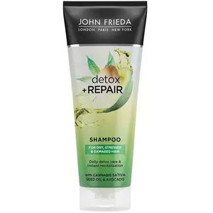 John Frieda Detox & Repair shampoing purifiant détoxifiant pour cheveux abîmés 250 ml pas cher