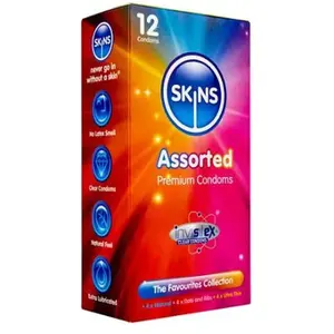 Préservatifs Skins x12 (divers modèles disponibles) Par 12Vendu parplaisir-up