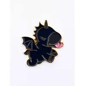 Unihorn Pin's licorne noir Unipin Wild Spirit pas cher
