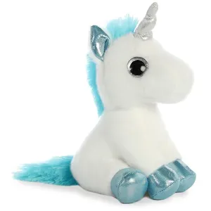 Aurora peluche licorne Sparkle Tales SnowbelleUnicorn 18 cm blanc pas cher