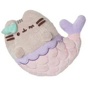 Aurora Peluche Sirène 12cm avec Coquillage Turquoise Kawaii en Polyester Push... pas cher