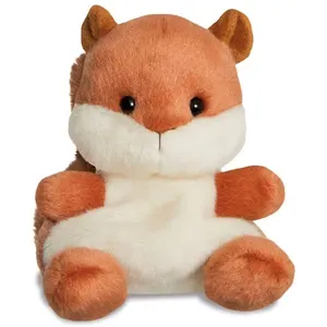Aurora écureuil en peluche de Palm Pals13 cm en peluche marron/blanc pas cher