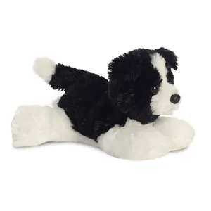 Aurora Cuddle Mini Flopsie cami border collie 20,5 cm pas cher