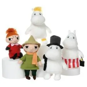 6,5 jouets en peluche Moomin - Little My (cheveux roux) pas cher