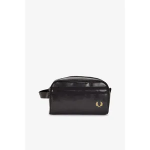 COATED POLYESTER WASH BAG par Fred Perry Or et bronze T.U Sacs
