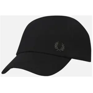Pique Classic Cap par Fred Perry Noir T.U Accessoires pas cher