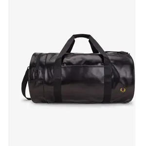 Fred Perry Sac de sport classique ton sur ton noir/doré pas cher