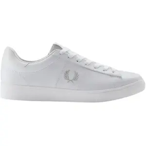 Baskets cuir Fred Perry Spencer Blanc 42 FPB4334-200 pas cher