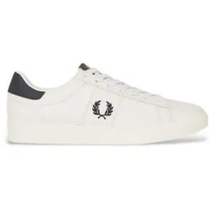 Baskets cuir Fred Perry Spencer Beige 44 FPB4334-254 pas cher