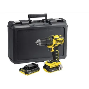 Stanley FMC627D2-QW perceuse 1800 tr/min Sans clé Noir, Jaune pas cher