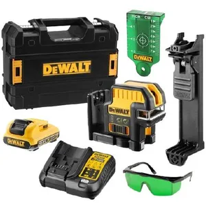 Comparateur de prix : Dewalt Laser croix + 5 Points XR 10.8V 2Ah Li-Ion faisceau vert - DCE0825D1G
