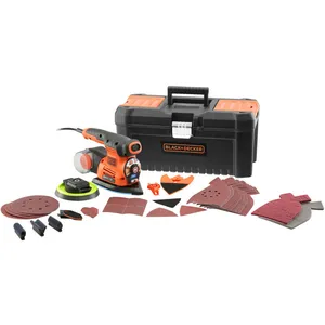 Black & decker Black & Decker KA280LKA Ponceuse multi 4 en 1 Autoselect + Accessoires pas cher