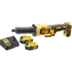 Comparateur de prix : DeWalt DeWalt - Meuleuse droite XR 18V 5Ah Li-Ion brushless - DCG426P2
