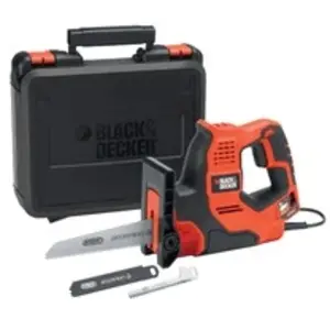 Comparateur de prix : Black & decker Black&decker - Scie alternative RS890K-QS 2700 coups/min 500 w Noir, Orange