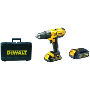 Dewalt Perceuse visseuse à percussion à batterie 18V Li-Ion 2x1,3Ah DCD776C2 pas cher