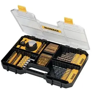 Comparateur de prix : Dewalt Coffret de 100 accessoires de vissage et perçage T-STAK - - DT71569-QZ