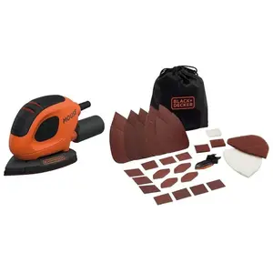 Comparateur de prix : Black & decker Black & Decker Ponceuse BEW230BC-QS Souris 55 W 11000 rpm TU