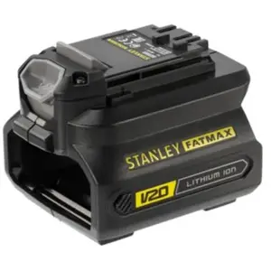 Comparateur de prix : STANLEY FATMAX Adaptateur de batterie - V20 - SFMCB100-XJ - Sur outils 18V Gamme 2019