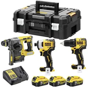 DeWalt DeWALT Ensemble d'outils 18 V / 5 Ah (3-pcs) - DCK377P3T-QW pas cher