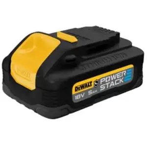 Comparateur de prix : Batterie DEWALT POWERSTACK renforcée XR 18V 5 Ah Li-Ion - DCBP518G-XJ