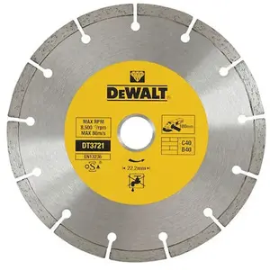 Comparateur de prix : Dewalt Disque Fritté Pour Matériaux De Construction - 180x222mm